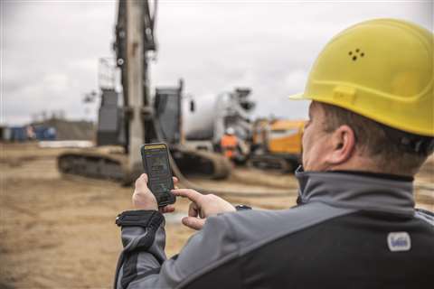 MyJobsite has been specially developed by Liebherr for deep foundation work and makes it possible to automatically record all relevant data concerning the process.