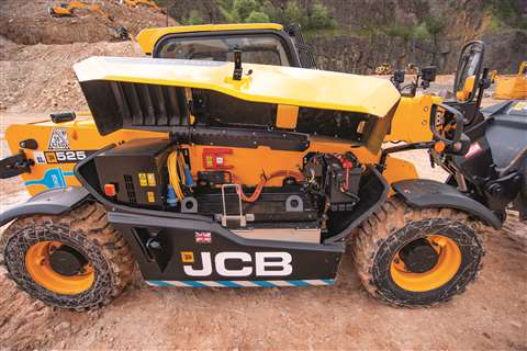 JCB electric telehandler