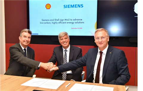 Siemens and Shell partner on green hydrogen development