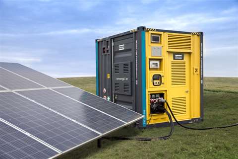 A generator from Atlas Copco
