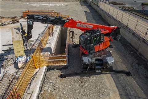 Manitou MRT all-electric 260 rotary telehandler