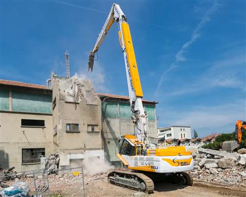 Doosan DX530DM demolition excavator