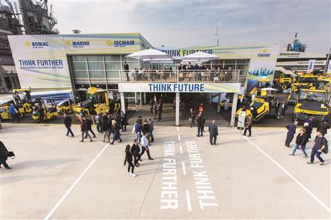 An impression of the welcome visitors can expect at this year’s Bomag stand.