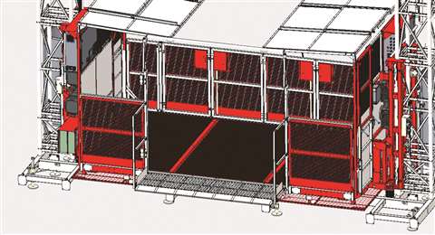 A sketch of Elevek’s TP7 transport platform