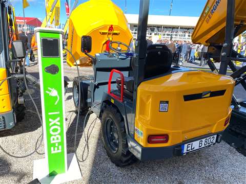 Bergmann electric dumper launched at Bauma 2022