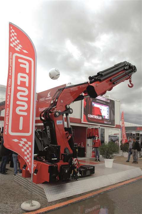 The F1750 HXP articulating crane.