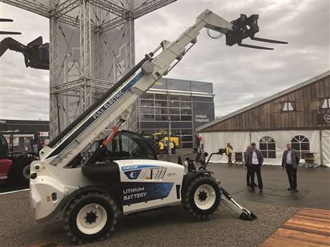 The all-electric Faresin 17.45 was shown at Bauma