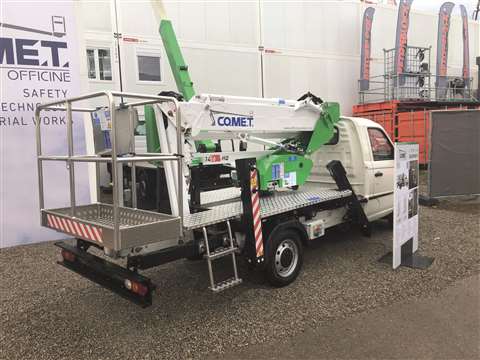 Comet was making distributorship and product announcements on its stand at Bauma