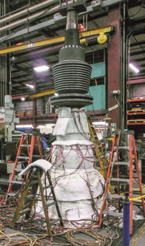 Figure 4. Post Weld Heat Treatment Setup