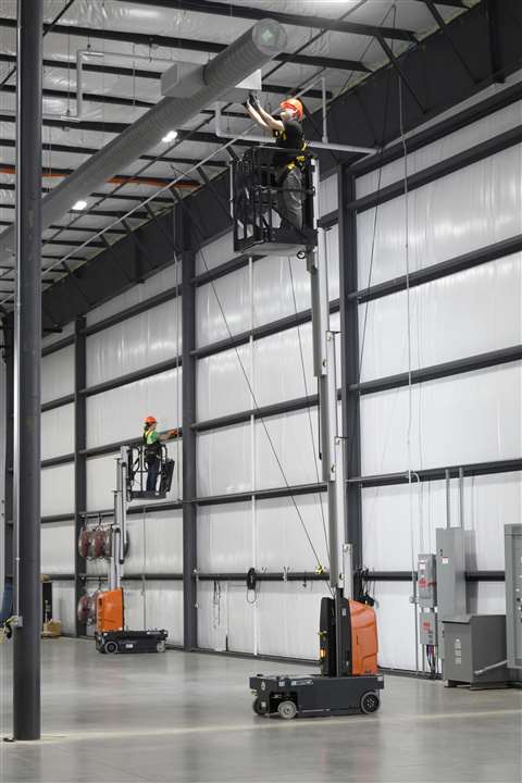 JLG's E18MCL and E18MML vertical mast models.