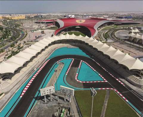 Yas Marina Circuit in Abu Dhabi