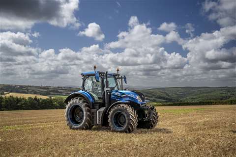 CNH Industrial's T7 Methane Power LNG pre-production prototype tractor