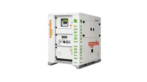 Aggreko battery storage unit