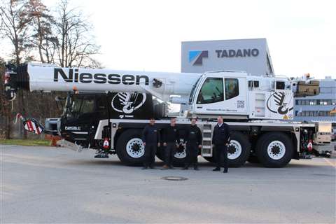 Germany-based crane rental company NKS Niessen Kranservice has ordered three new Tadano all terrain cranes