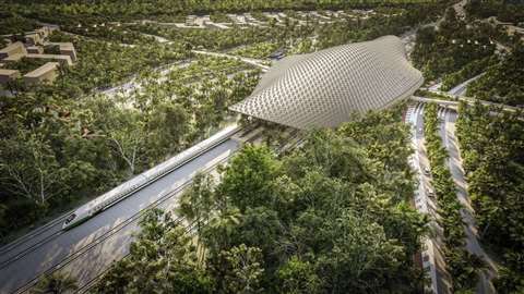 architects design of Tren Maya station