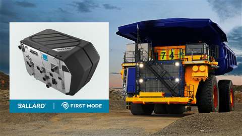 Ballard fuel cells for haul trucks