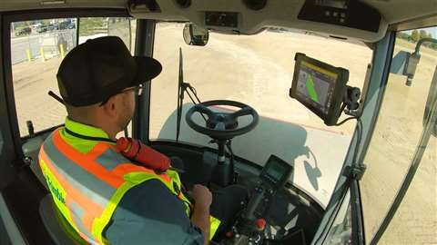 Trimble displayed new technology at the Las Vegas show