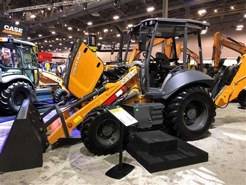 Case Utility Plus backhoe loader model