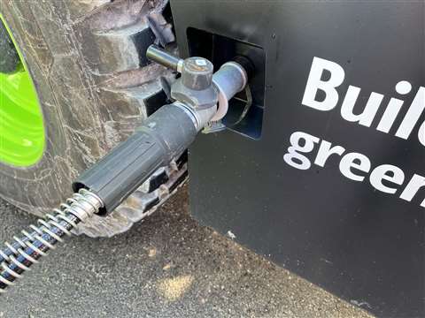 JCB hydrogen refueling