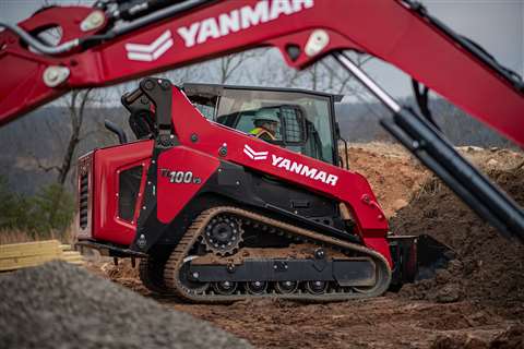 Yanmar TL100 VS compact tracked loader. 