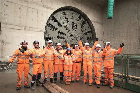 HS2 celebrates historic first tunnelling breakthrough 