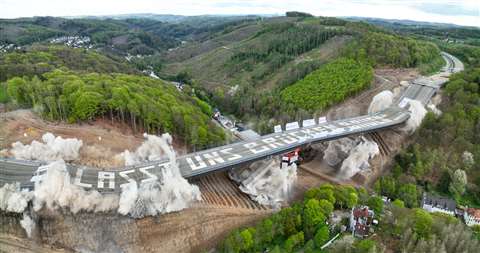 Rahmede Bridge Demolition 