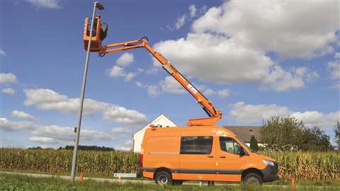 GSR E170TJV on Mercedes 517 CDI van