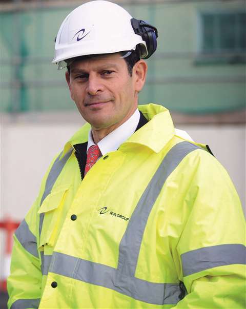 Richard Vann, managing director RVA Group wearing site safety equipment
