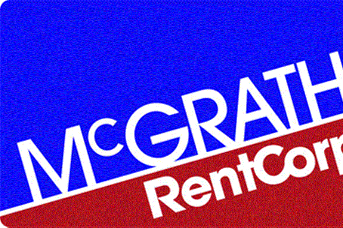 McGrath RentCorp Names Philip Hawkins CEO as Joseph Hanna Retires
