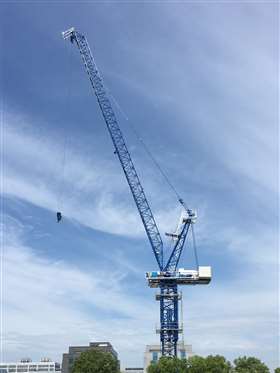 New Comansa CM luffing jib crane