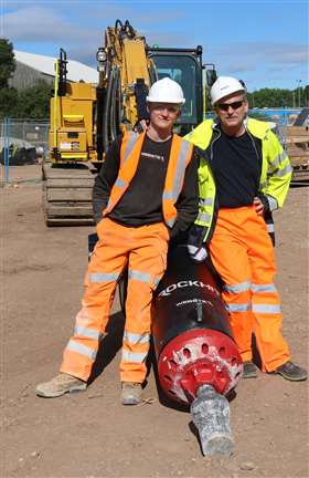 Webster Technologies Rockhit prototype hydraulic breaker