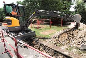 First Volvo electric compact excavator arrives at customer site_02