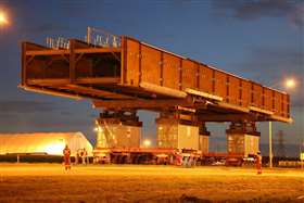 Mammoet lifts, moves and places bridge structure