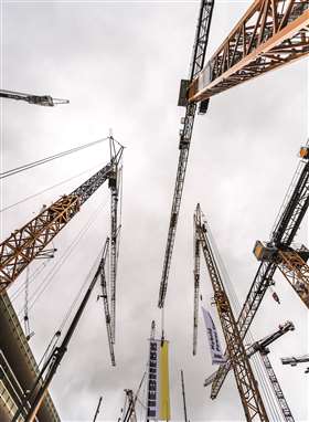 Liebherr cranes at Bauma 2019