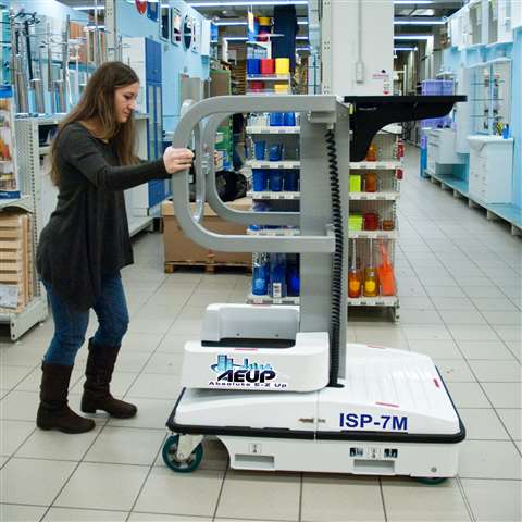 AEUP has launched this new push-around vertical mast machine.