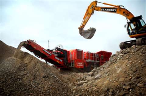 The J-1175 at work at Flannery's Wembley site