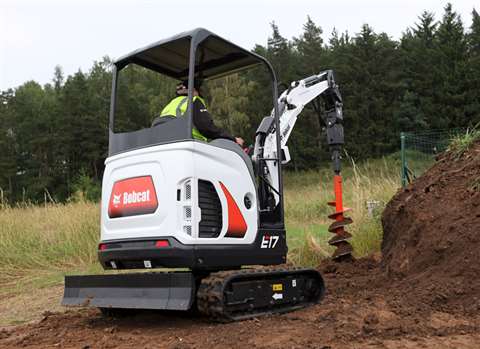 The new E17 compact excavator from Bobcat