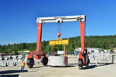 Shuttlelift delivered a Single Beam gantry crane to Tri-Kon 