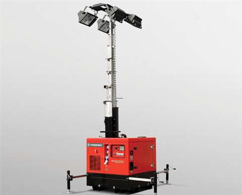Himoinsa will showcase its new Apolo Box lighting tower – it said up to 20 units could be stacked an