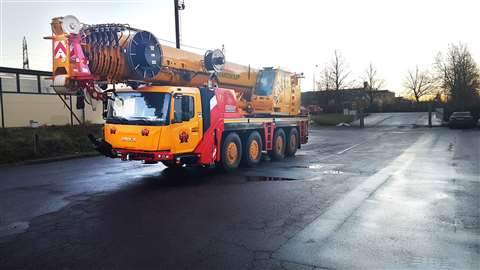 Lambertsson Kran is taking delivery of a Grove GMK4100L-1 all-terrain mobile crane and Samson K-100 