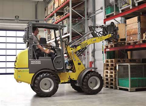 Wacker Neuson's WL20e now includes an AGM battery