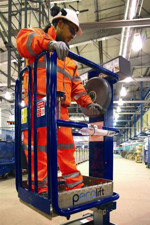 Pecolift at Reading train station, UK