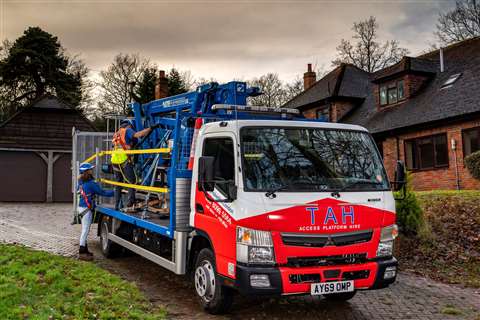 TAH Access Platforms Hire's new FUSO Canter 7C18