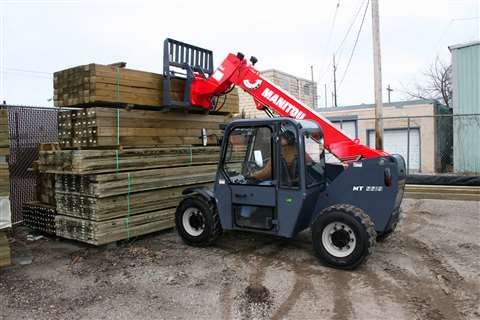 Manitou's new MT 5519 with a Tier 4 compliant engine.