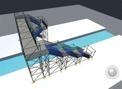 Avontus Software's virtual reality app Scaffold VR. 