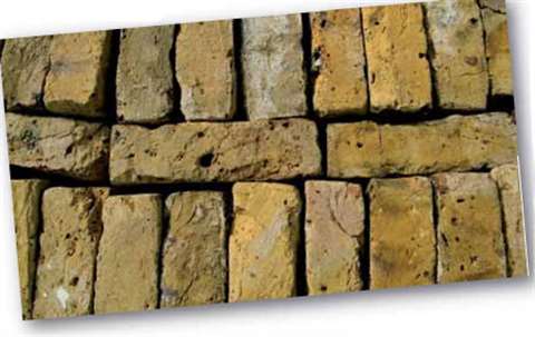 Traditional London brick is a tell-tale yellow colour that comes from the clay used in their manufac