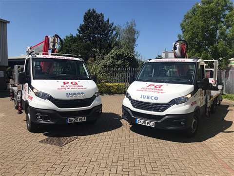 P G Platforms new truck photo1 May 2020