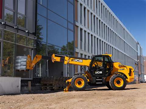 The JCB 540-140 HiViz telehandler. 
