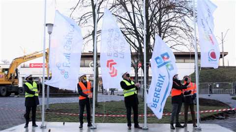 The official opening of construction works on Rail Baltica Central Hub in Riga, Latvia