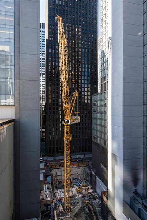 Liebherr-710 HC L at the MoMa Tower in New York City